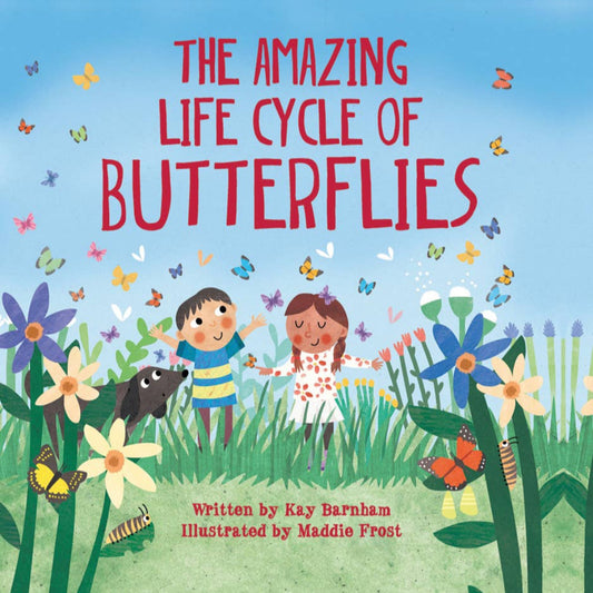 a book about the amazing life cycle of butterflies