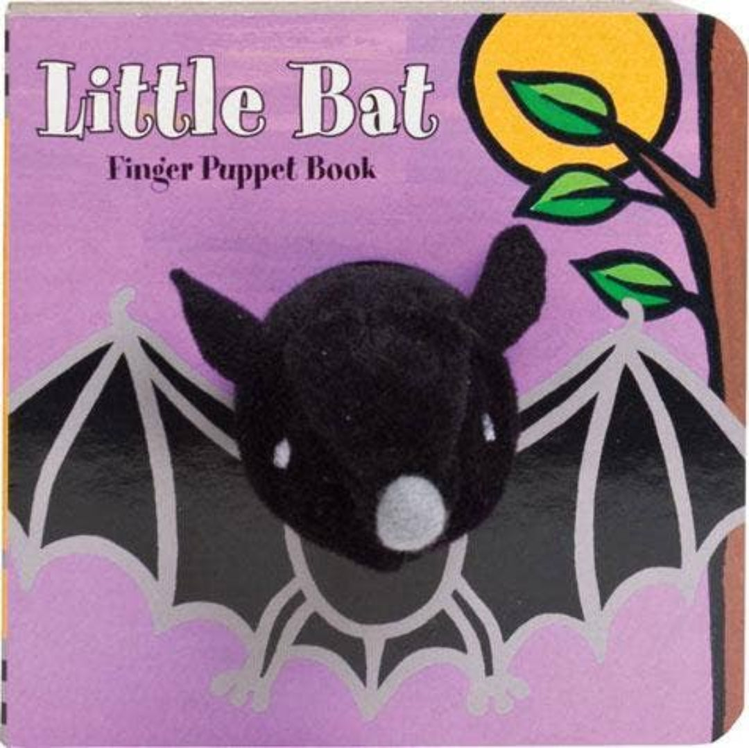 little bat finger puppet book