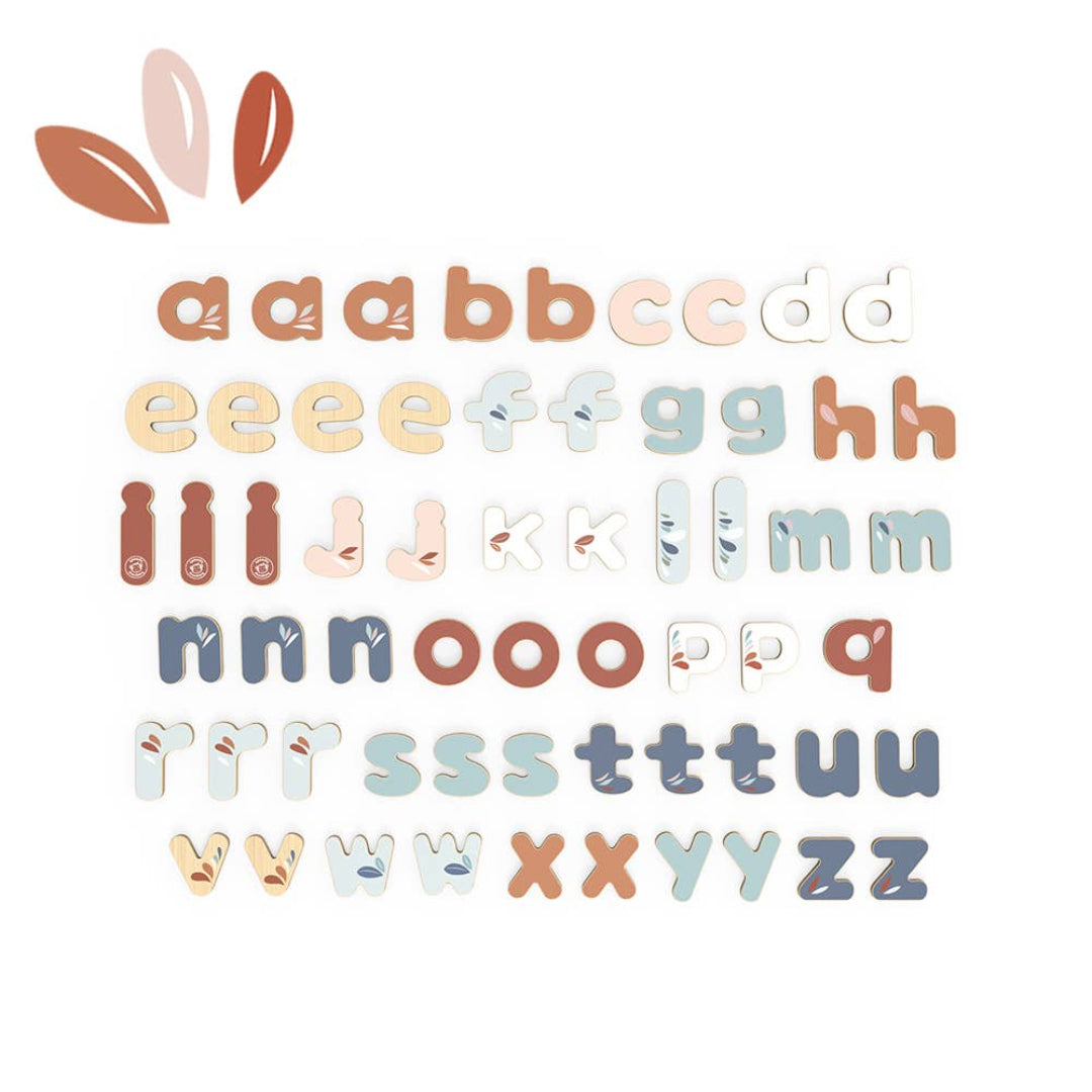 multi colored alphabet magnetic letters