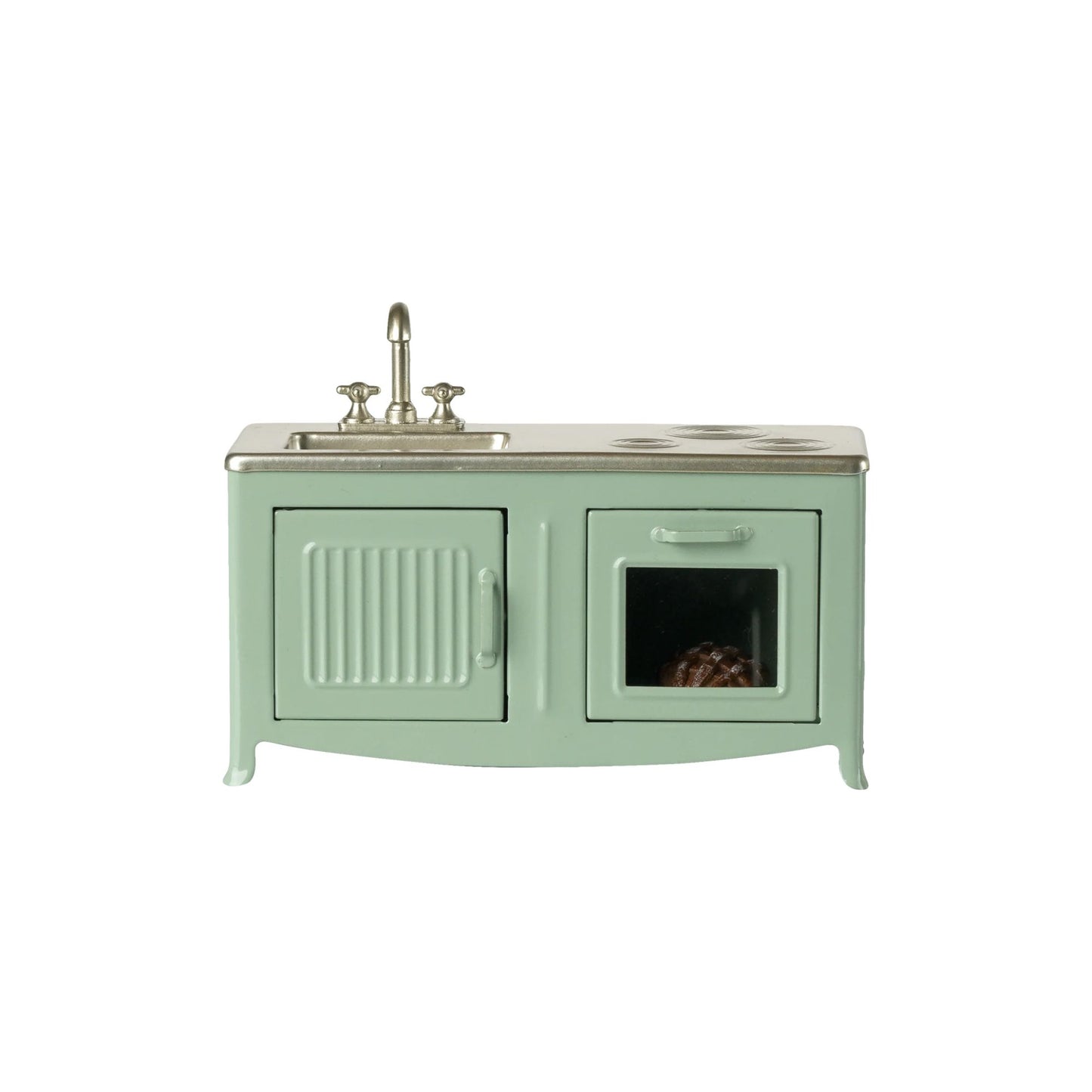 Maileg kitchen mouse mint miniature dollhouse furniture