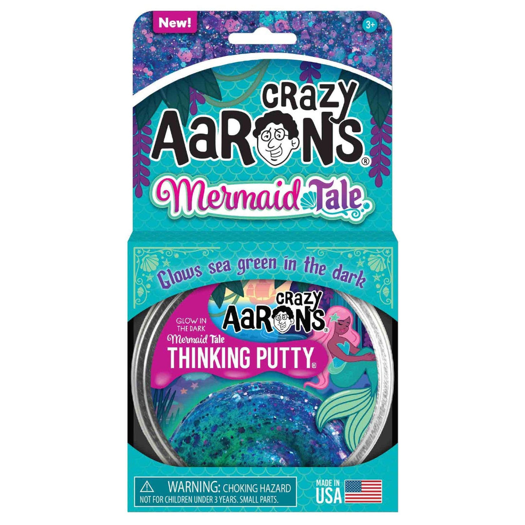 mermaid tale themed thinking putty