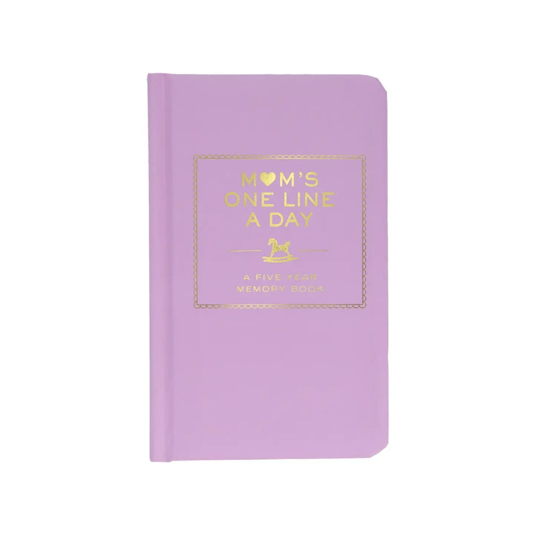 mom's one line a day book. a five year memory book