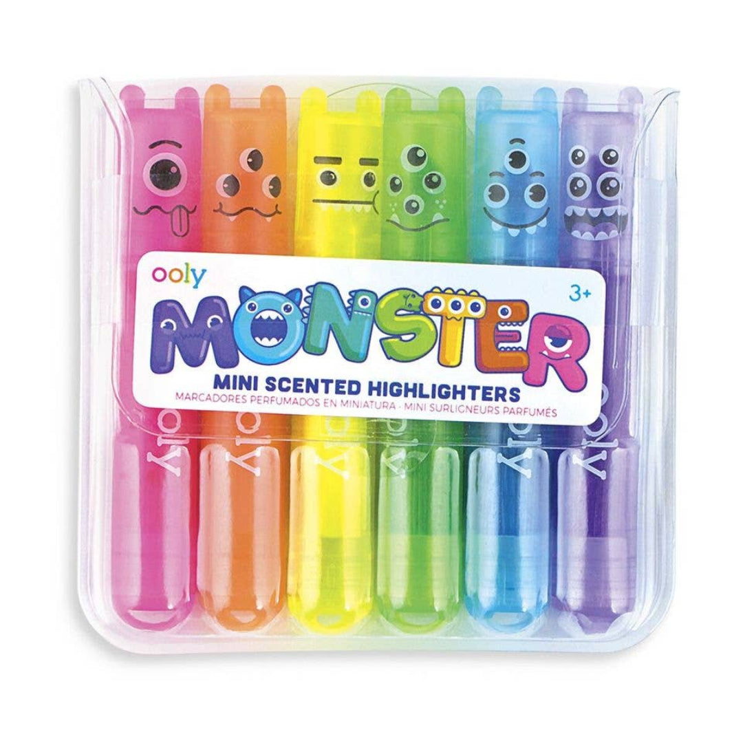 set of 6 mini scented highlighters
