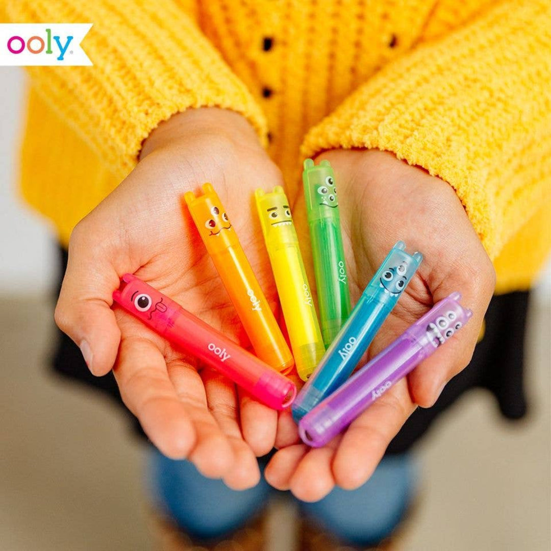 set of 6 mini scented highlighters