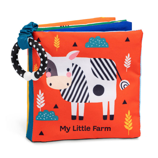 a fabric book called my little farm