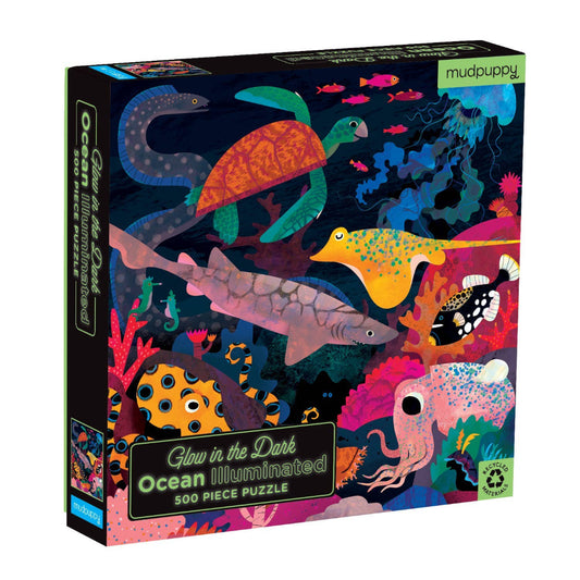 glow in the dark ocean themed puzzle