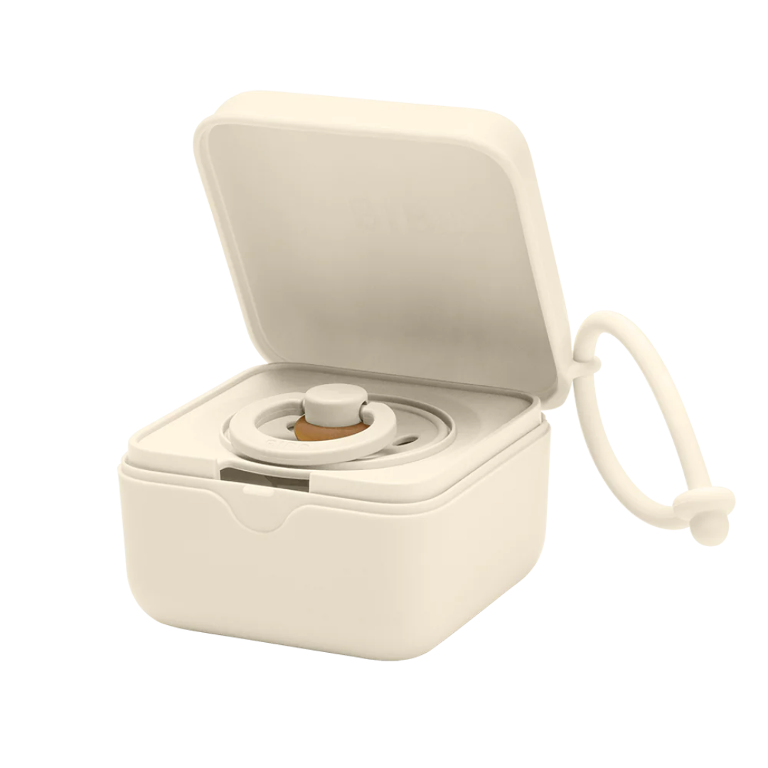 Ivory colored pacifier holder box