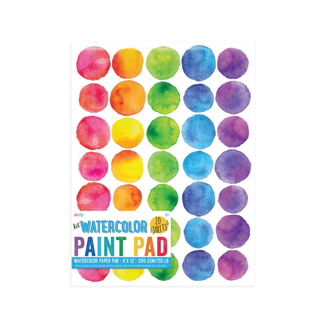 watercolor paint pad with 20 sheets