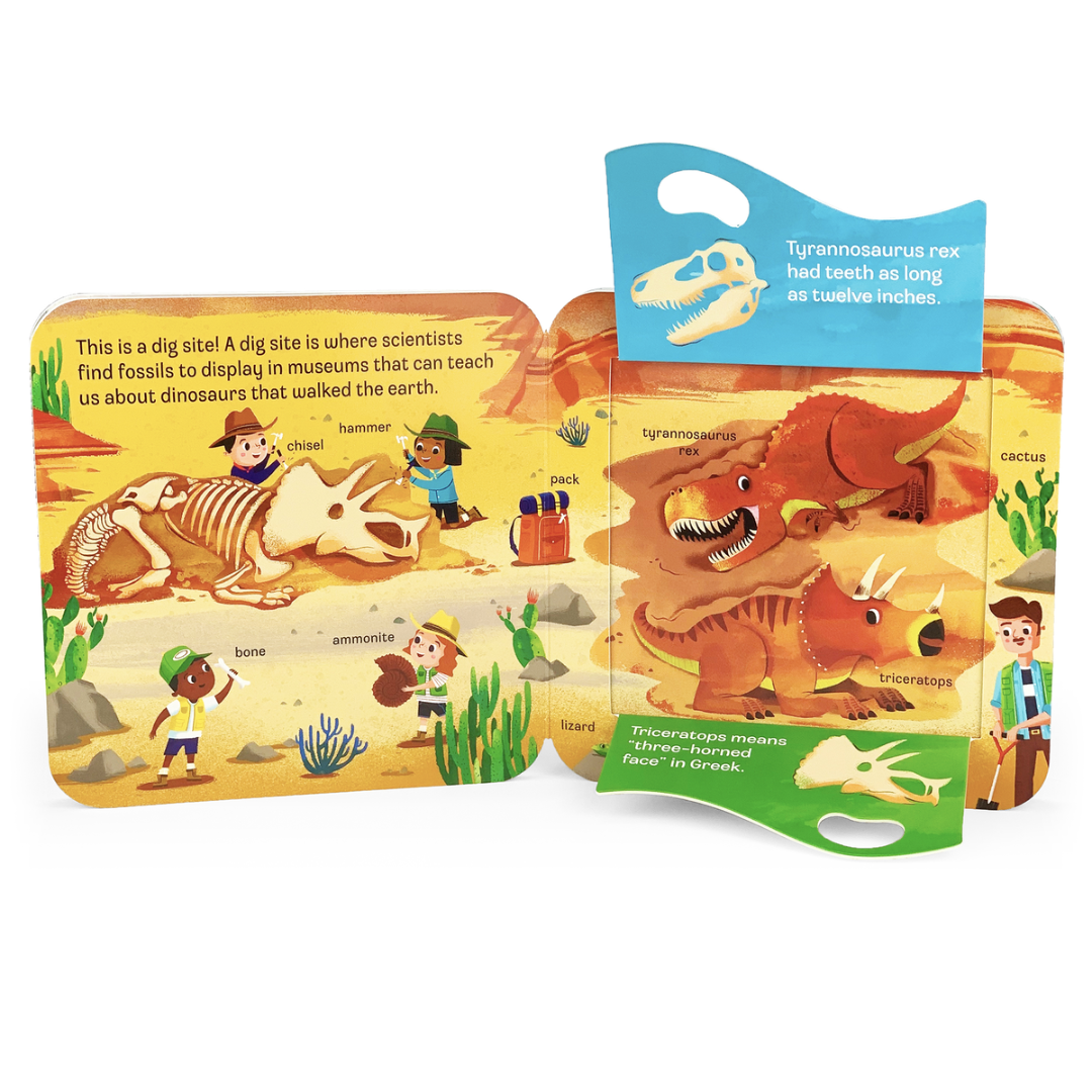 Peek-a-Flap: Dino Board Book