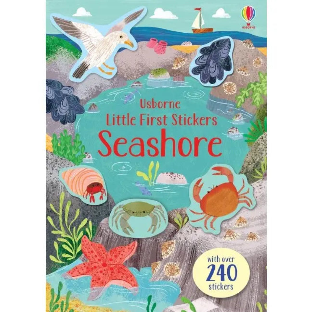 seashore themed sticker book