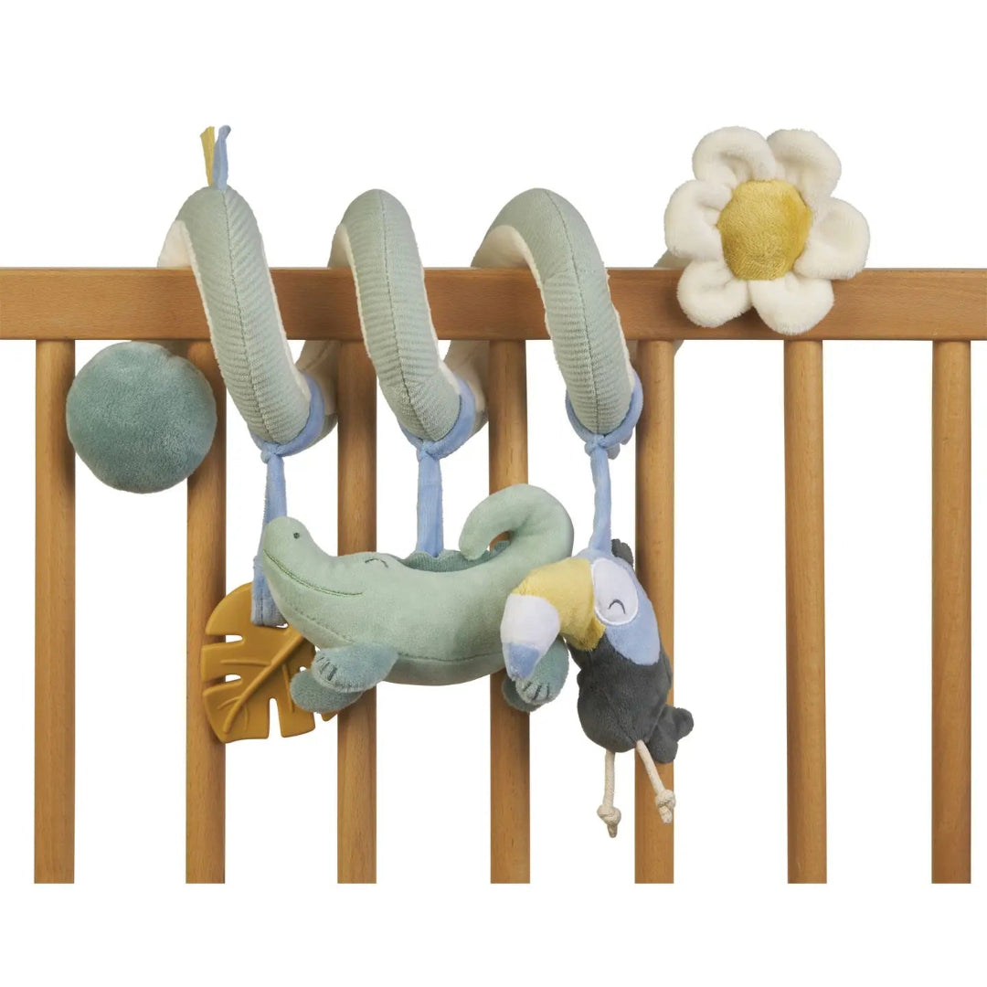 spiral crocodile baby toy