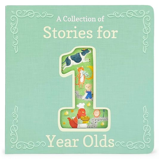 a board book called a collection of stories for 1 year olds