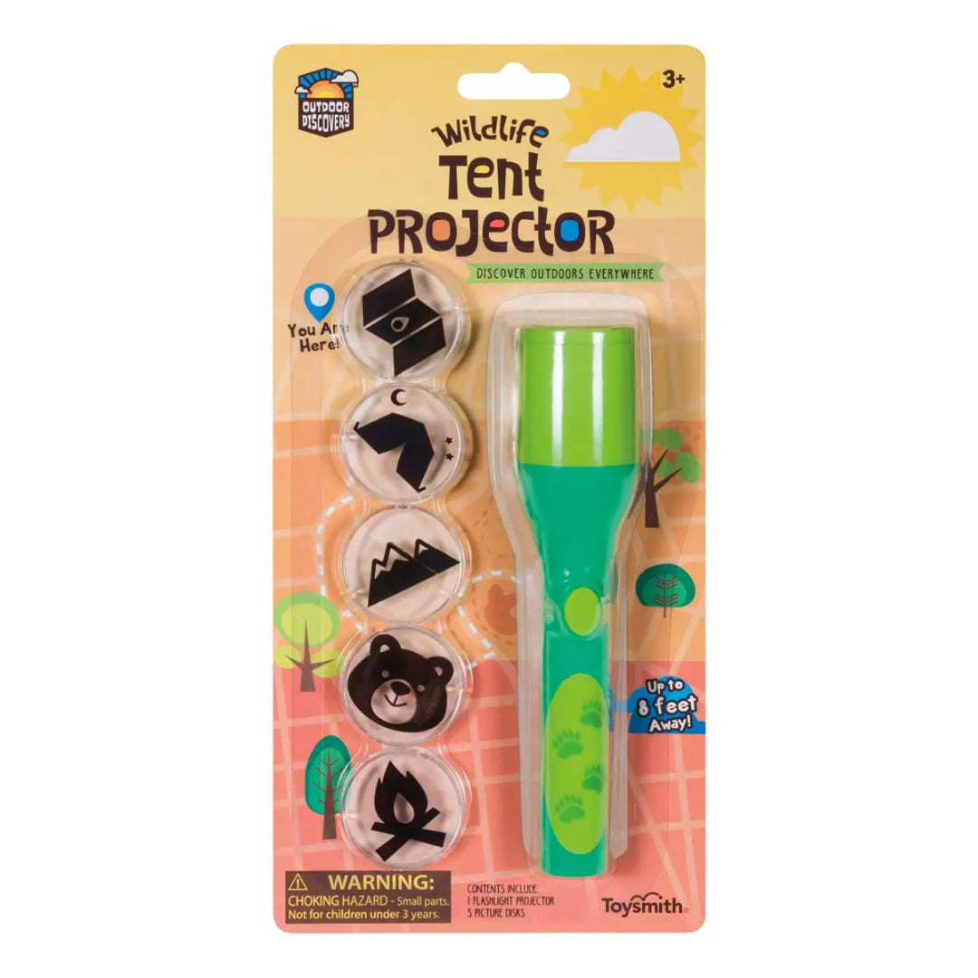 wildlife tent projector flashlight for kids