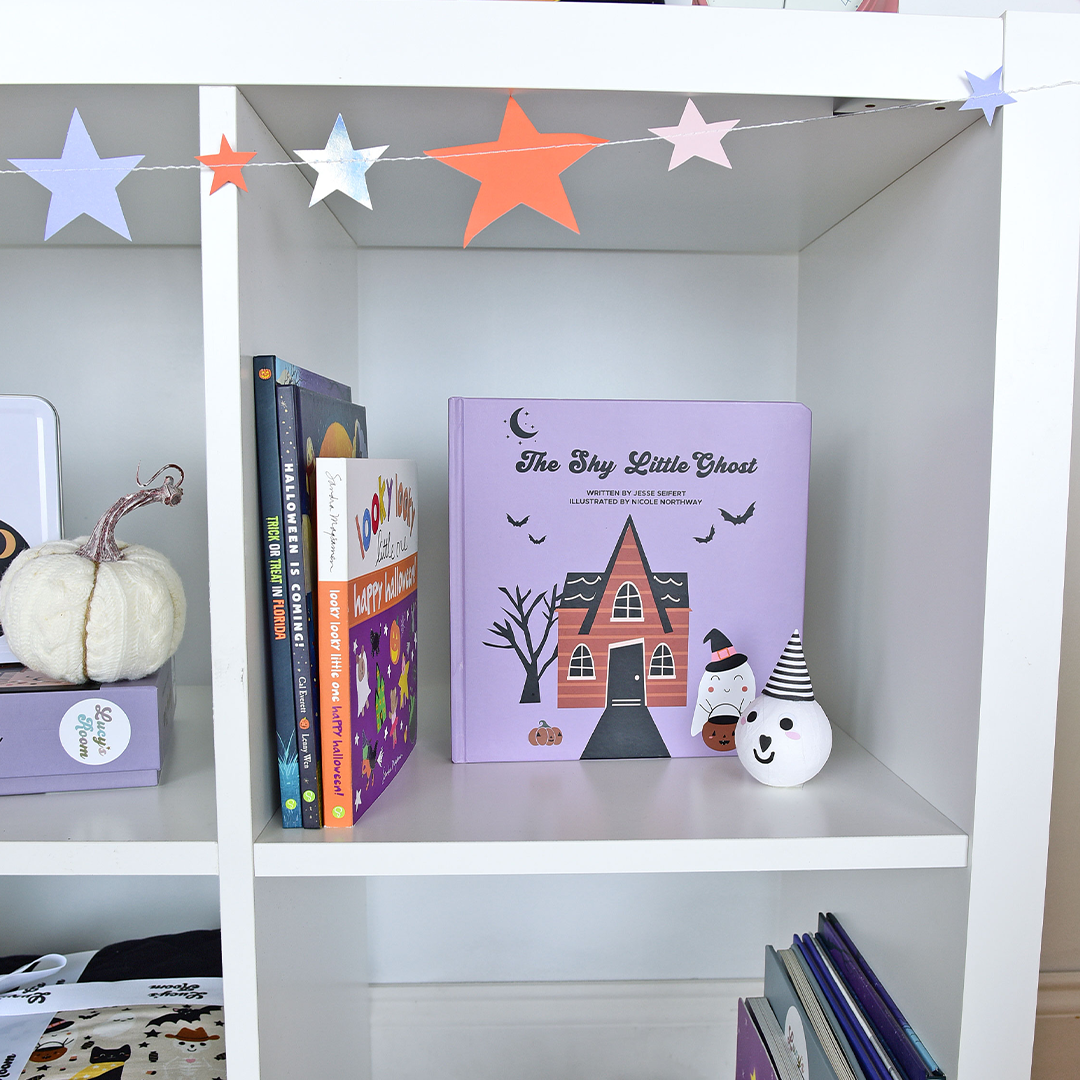 Lucy's Room Shy Little Ghost Halloween Board Book