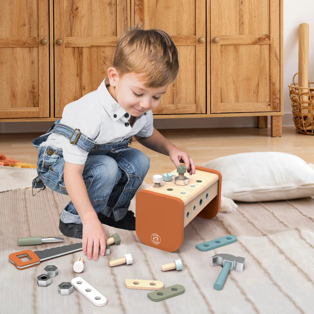 Wooden Tool Box - Workbench (2 in 1) Toy