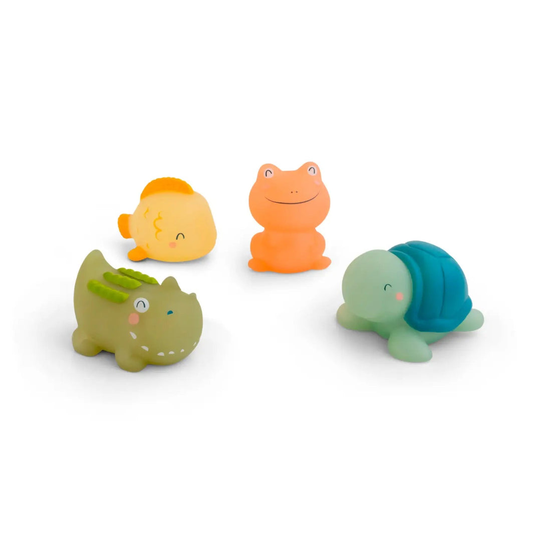 set of 4 bath toys