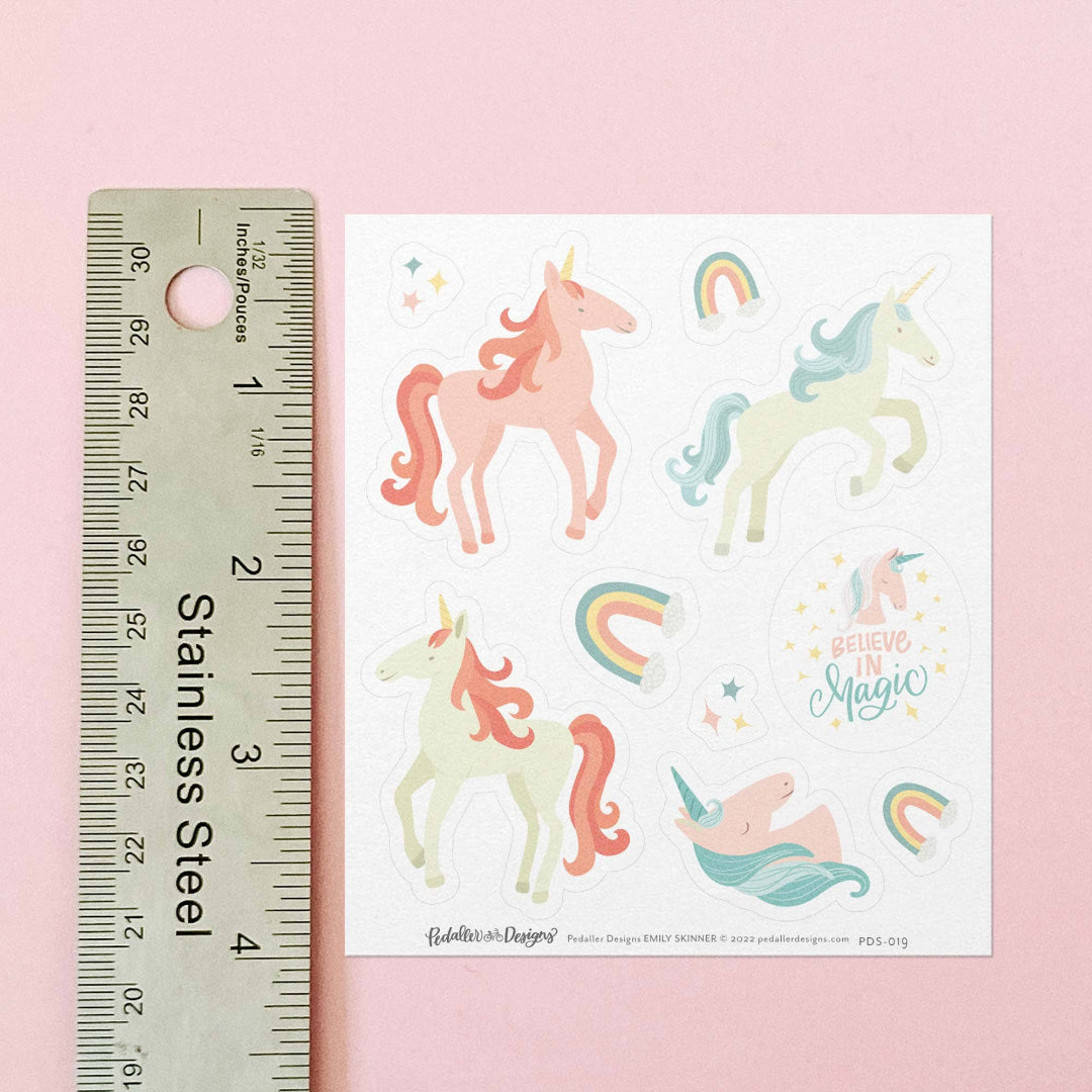 Unicorn Sticker Sheet