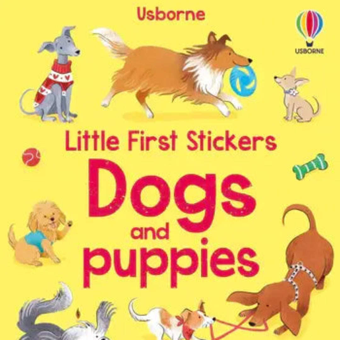 sticker book for children with dogs and puppies