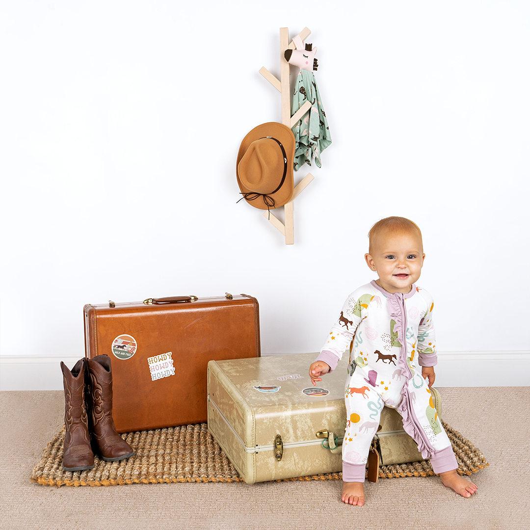 Wild and Free Western Bamboo Baby Pajama