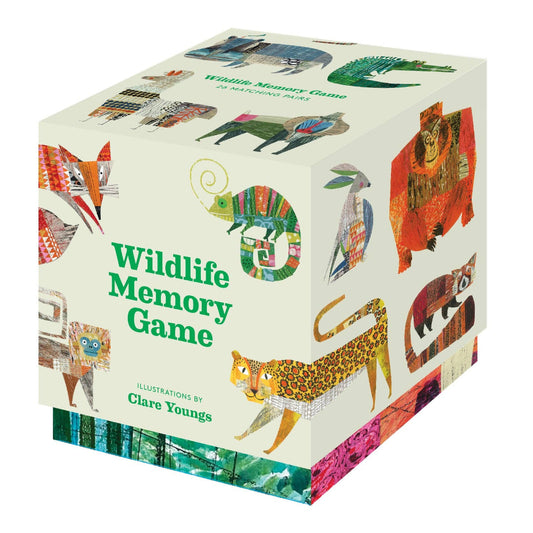wildlife memory game for kids
