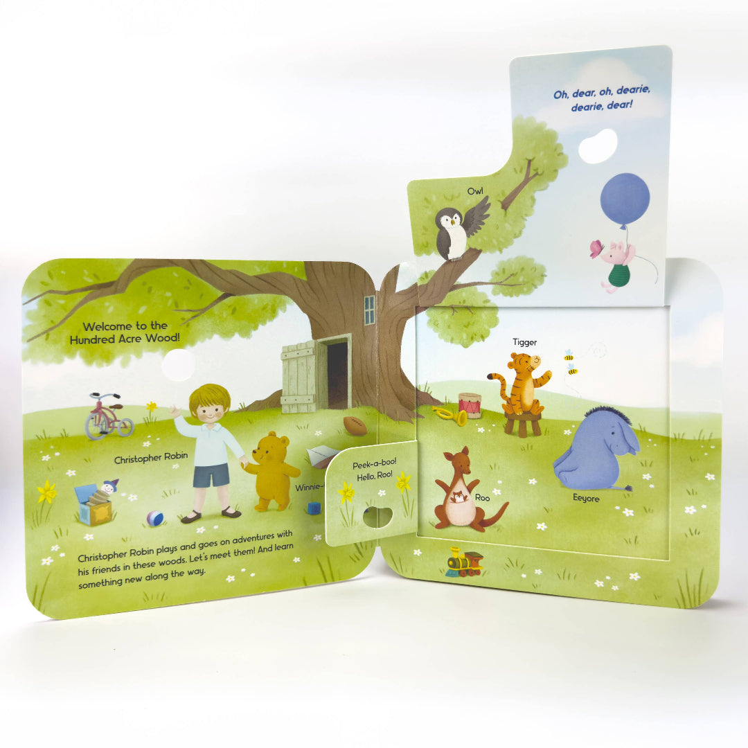 Winnie the Pooh peek-a-flap board book