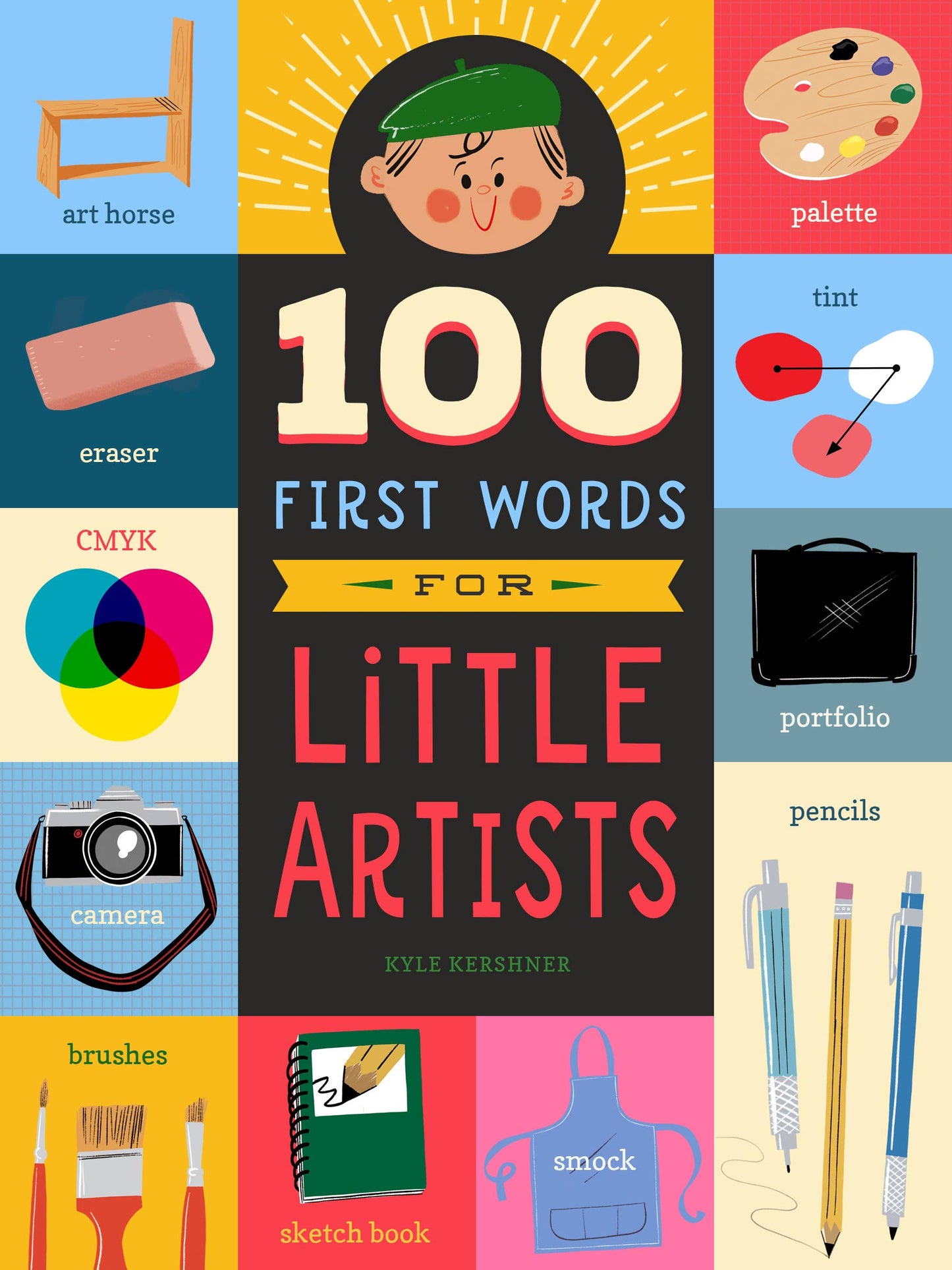 100 First Words for Little Artists Book