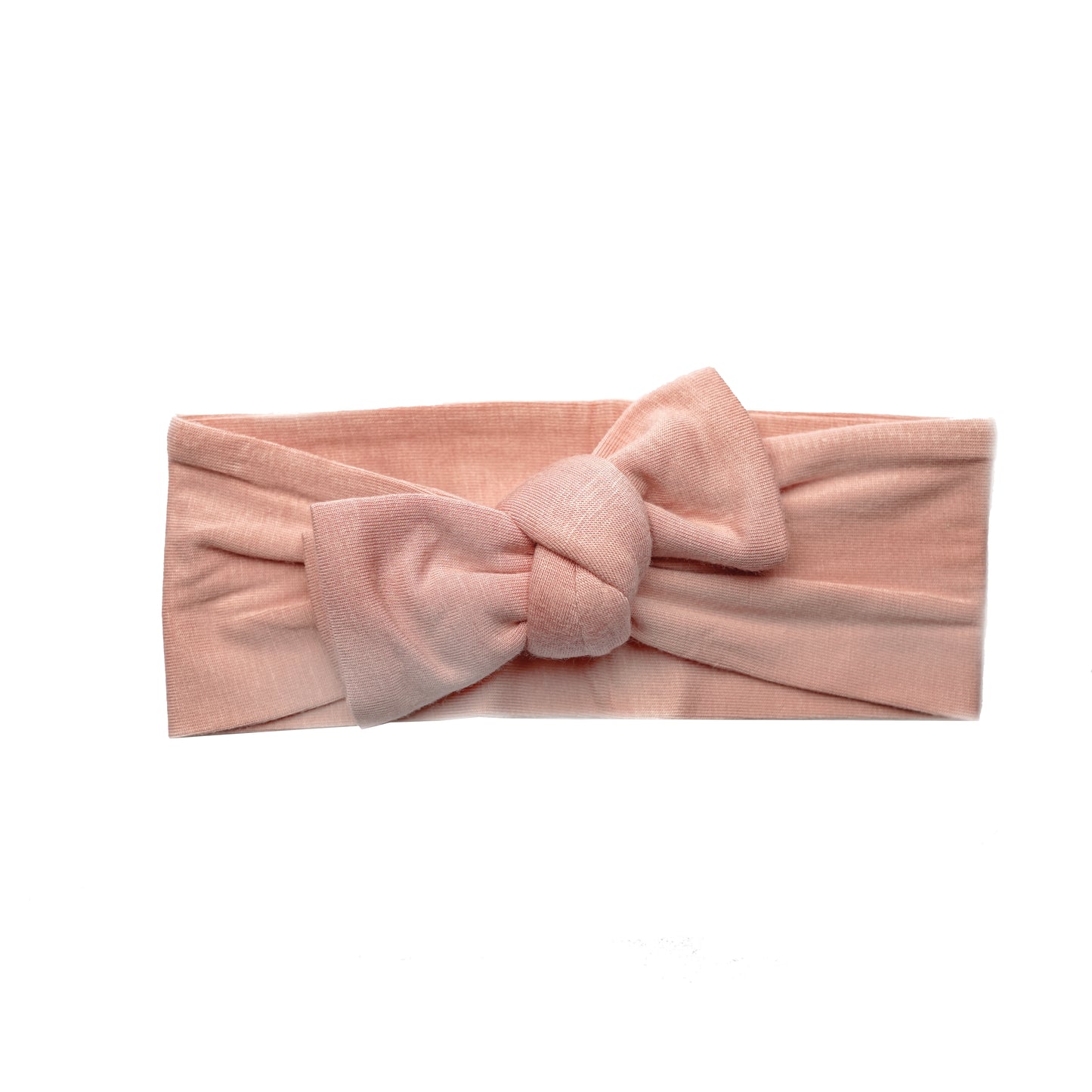 FINAL SALE Dusty Rose Bamboo Baby Headband Bow