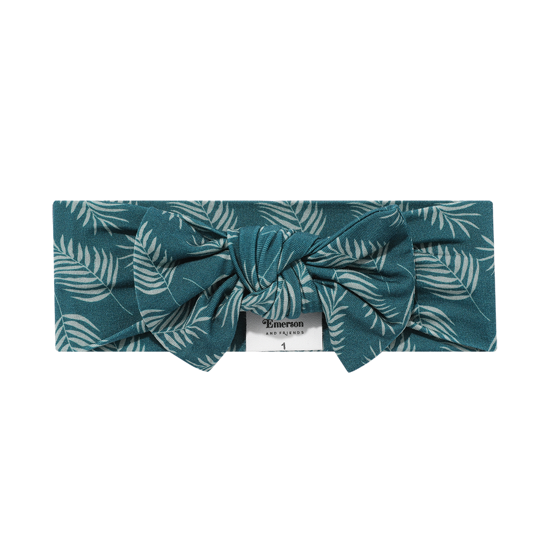 *FINAL SALE* Palms in Paradise Bamboo Baby Headband