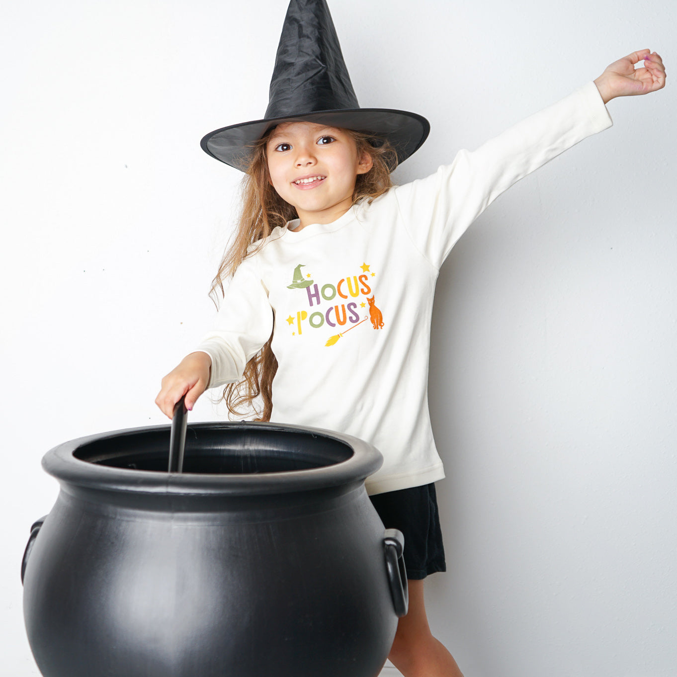 Hocus Pocus Cotton Toddler Long Sleeve Shirt