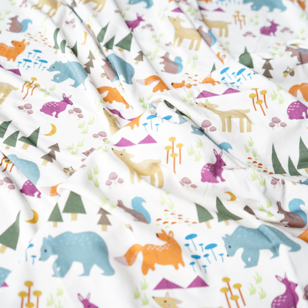 Forest Friends Luxury Bamboo Blanket