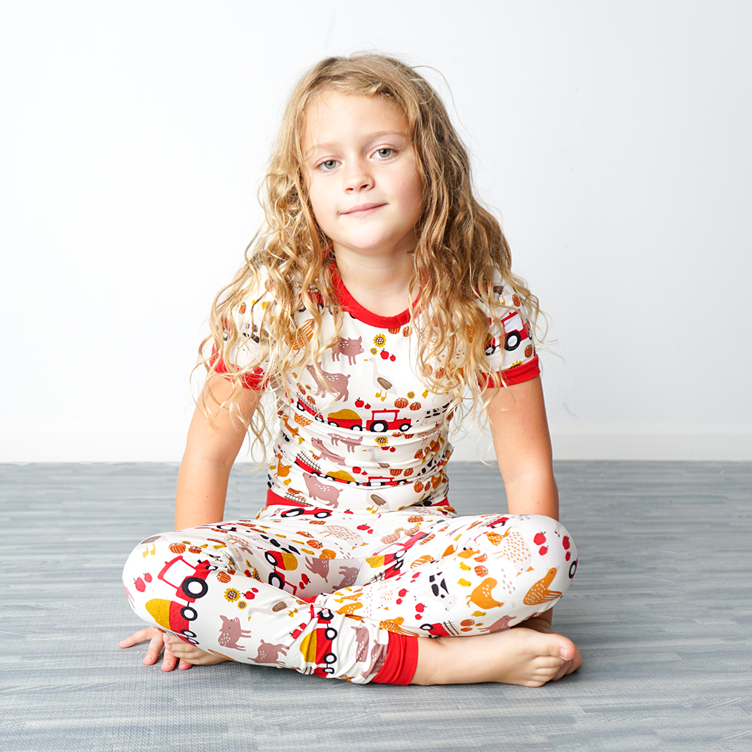 Farm Friends Bamboo Kids Pajama Set