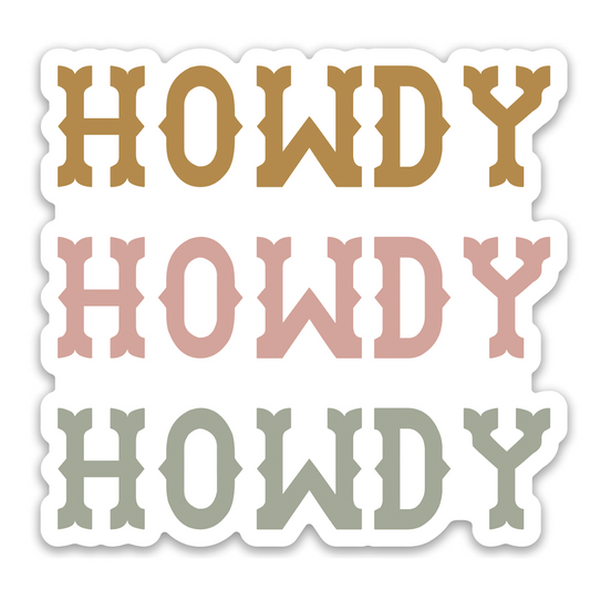 Lucy's Room Howdy Sticker