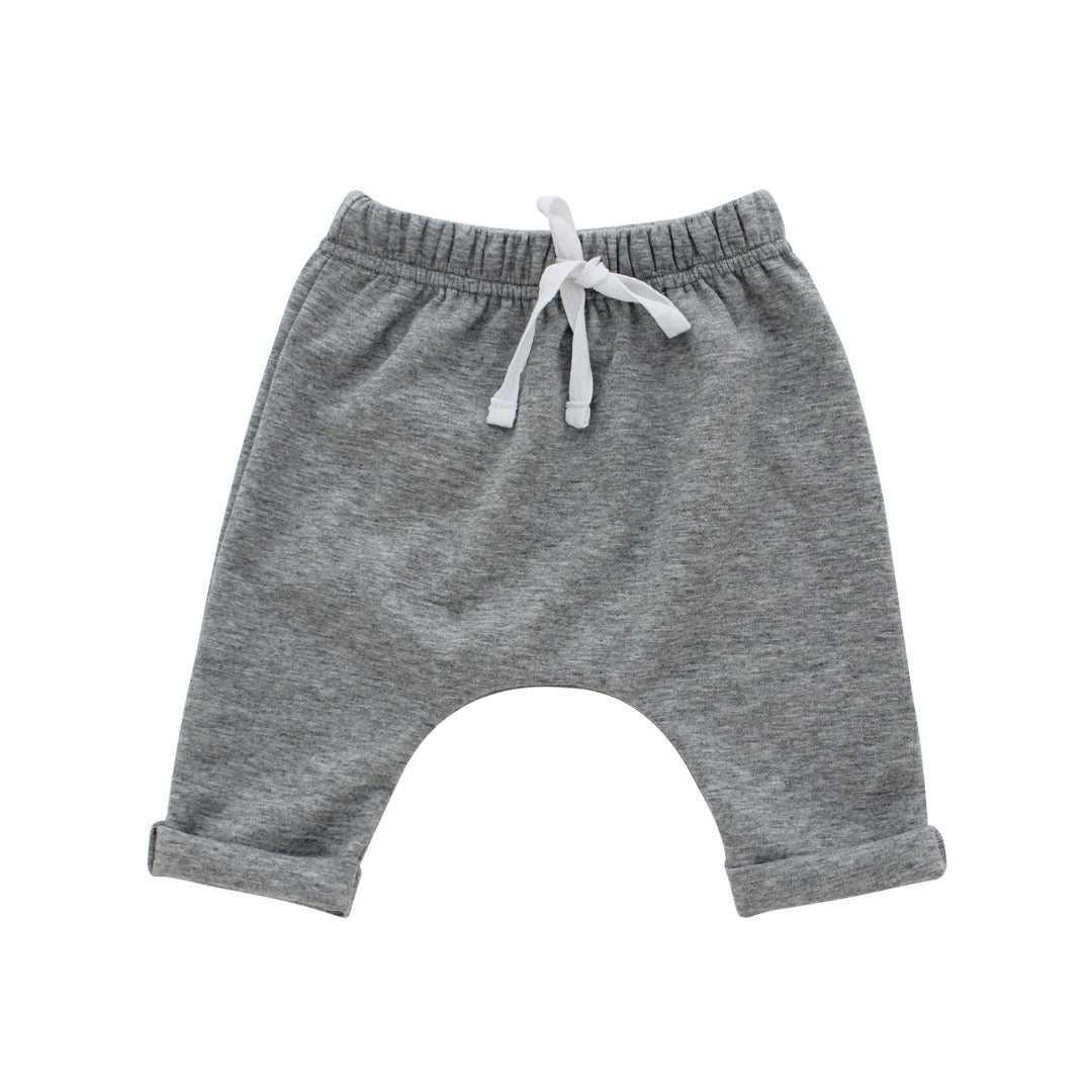 grey cotton baby jogger pants fall outfit