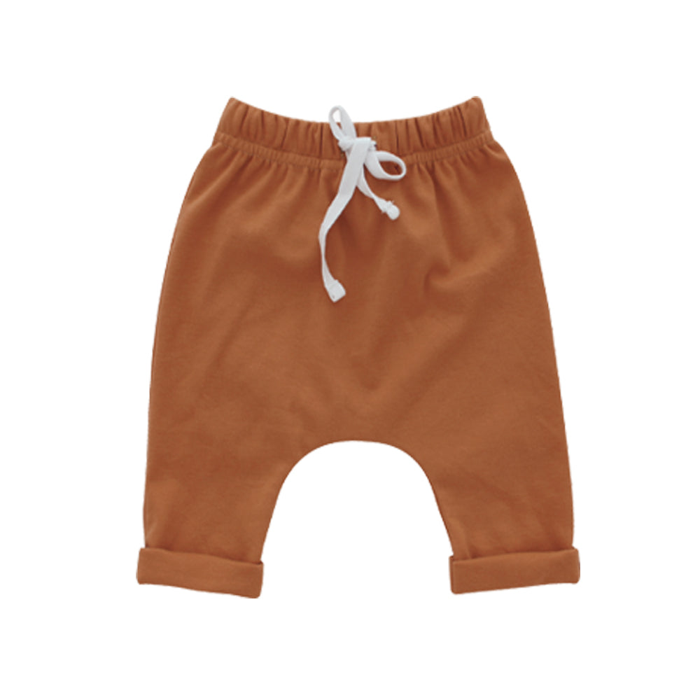 Pumpkin Cotton Baby Joggers