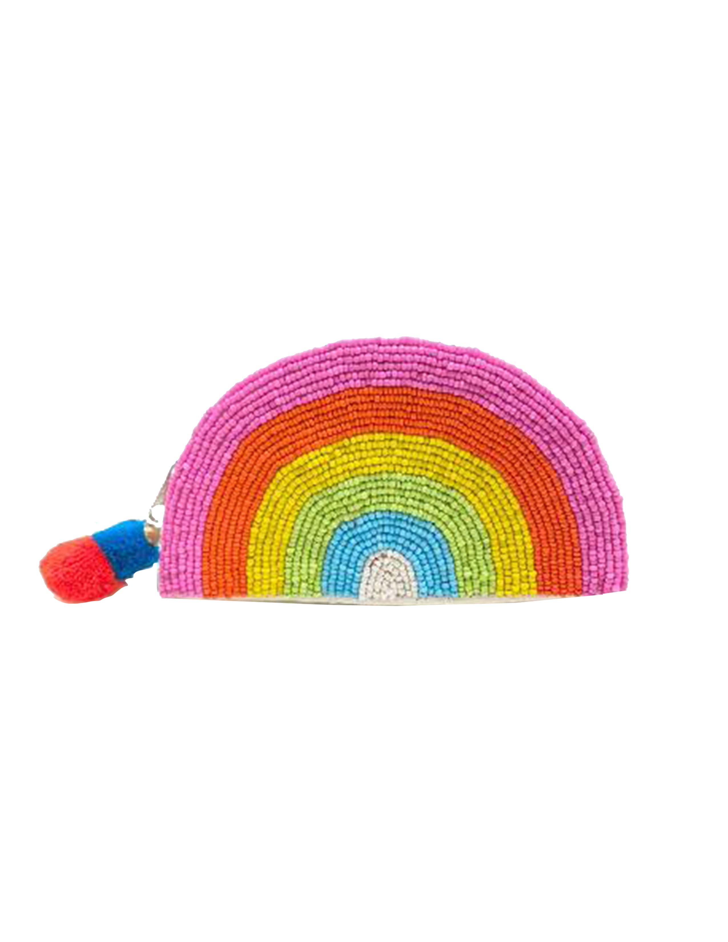 Rainbow Beaded Pouch – Emerson and Friends