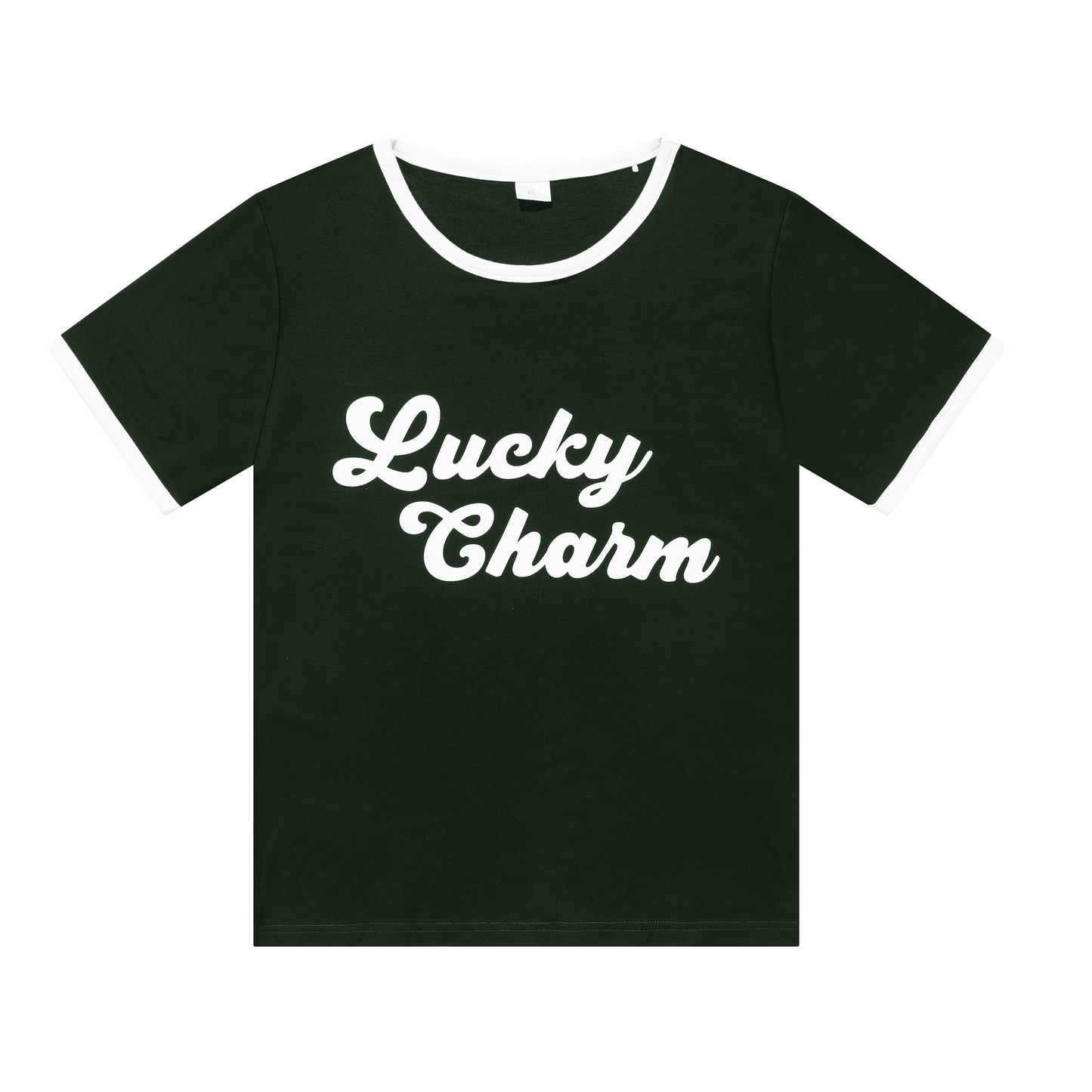 FINAL SALE St. Patricks Day Bamboo Terry Ringer Women Tee Shirt