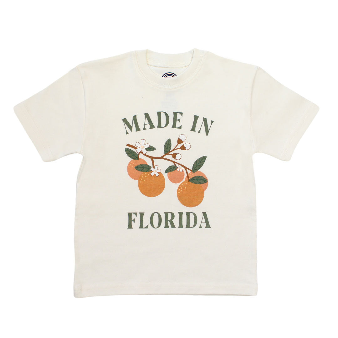 Someone in Florida Cotton Toddler Short Sleeve Shirt – Emerson and Friends