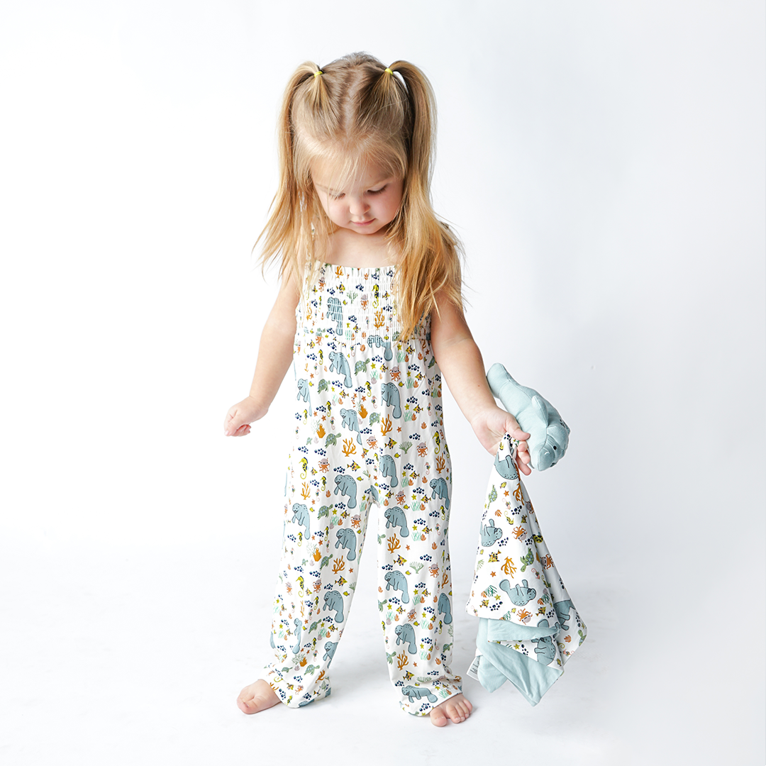 Manatee Viscose Bamboo Spaghetti Strap Romper