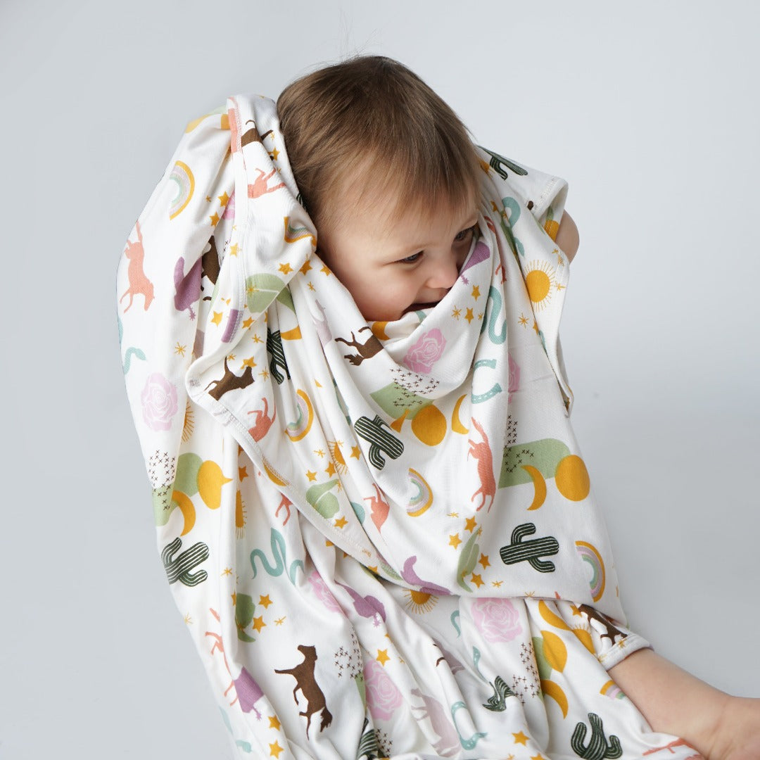 Wild and Free Luxury Bamboo Blanket
