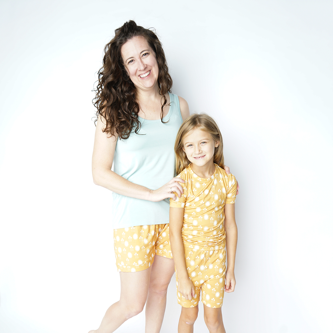 Sunny Days Viscose Bamboo Womens Pajama Shorts