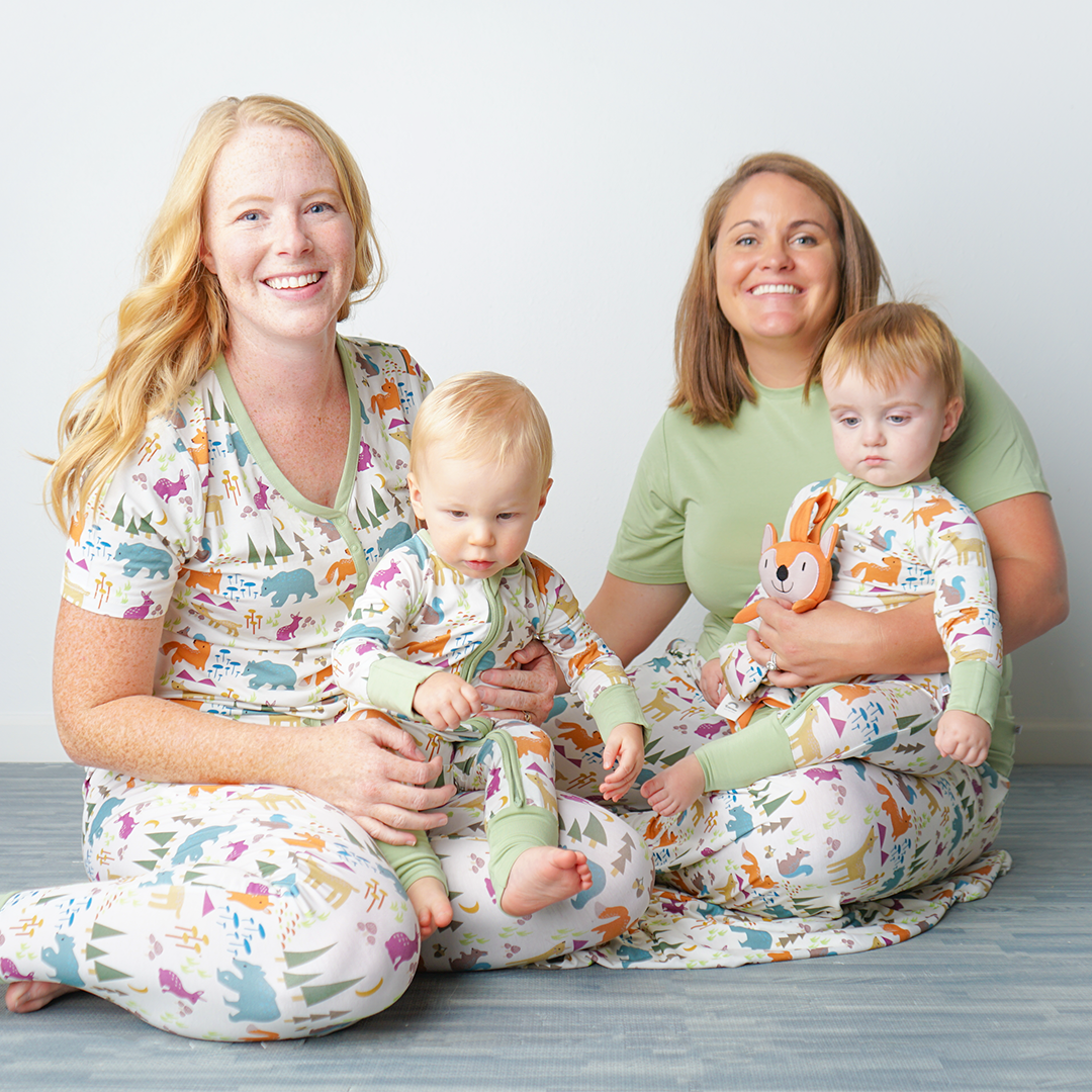 Forest Friends Baby Convertible Bamboo Zippy PajamaForest Friends Baby Convertible Bamboo Zippy Pajama
