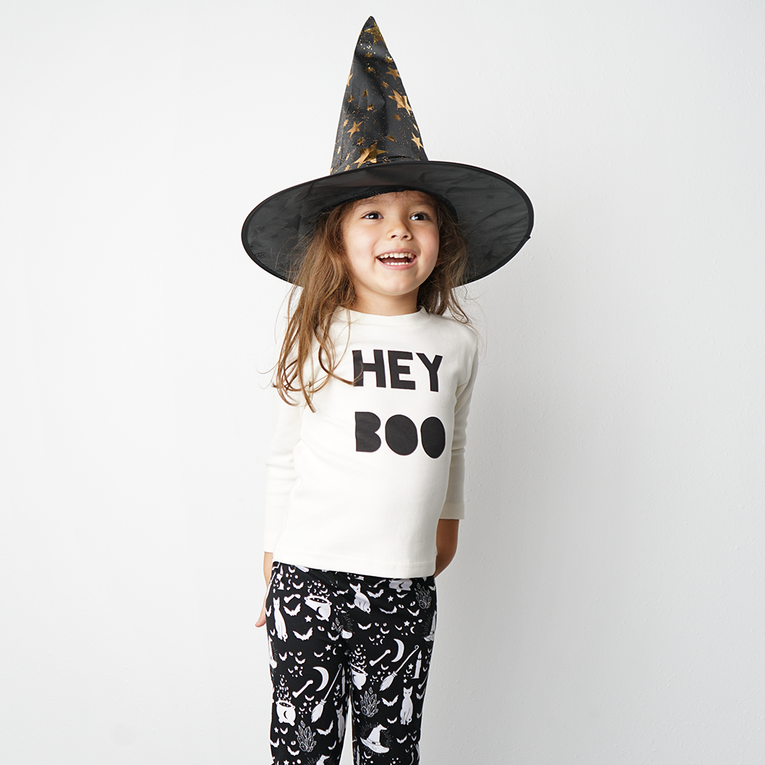 Hey Boo Cotton Toddler Long Sleeve Shirt