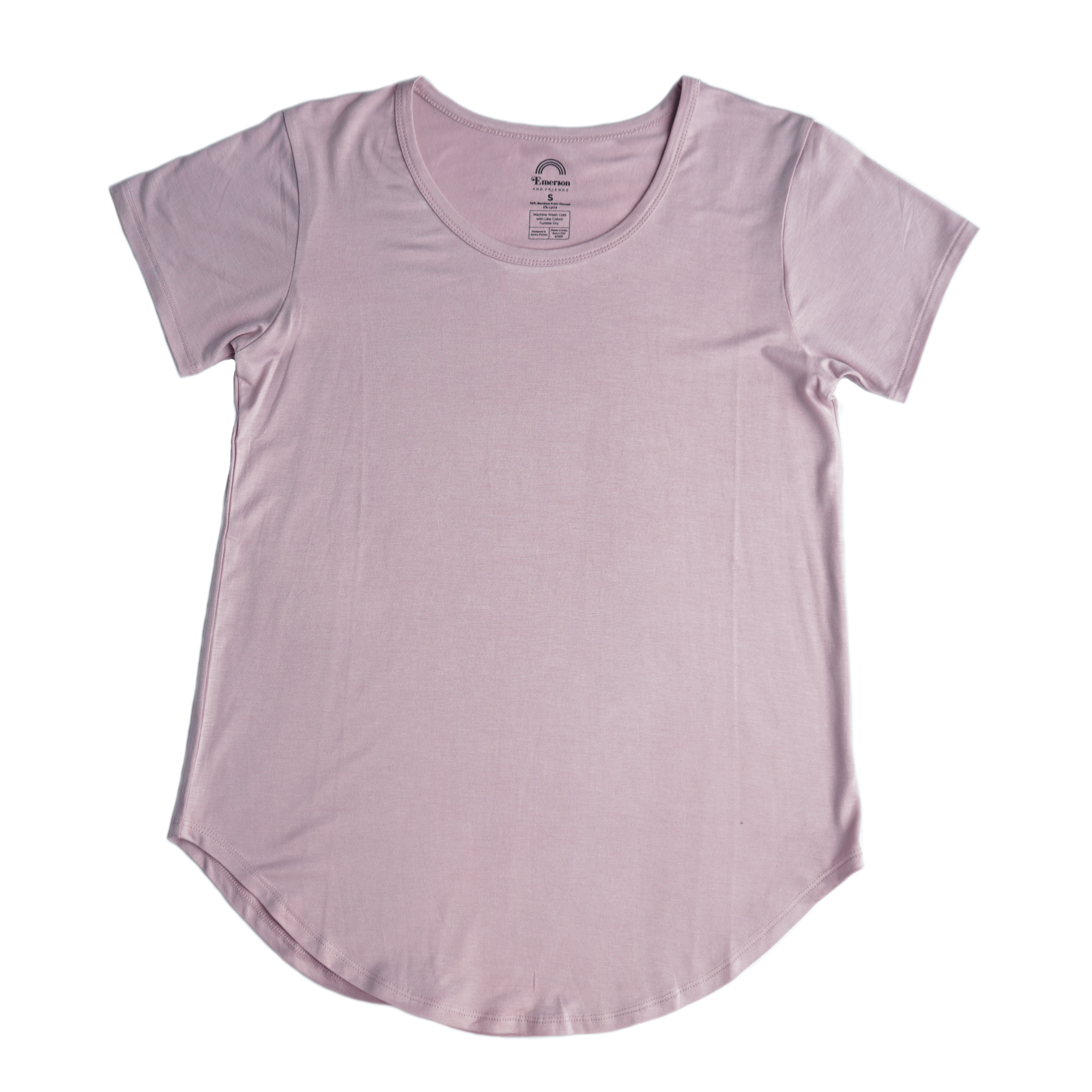 Lilac Moonrise Womens Bamboo Tee Shirt