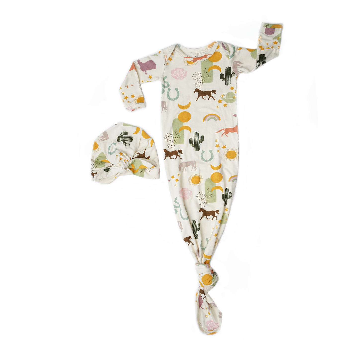 Wild and Free Bamboo Swaddle Knotted Gown