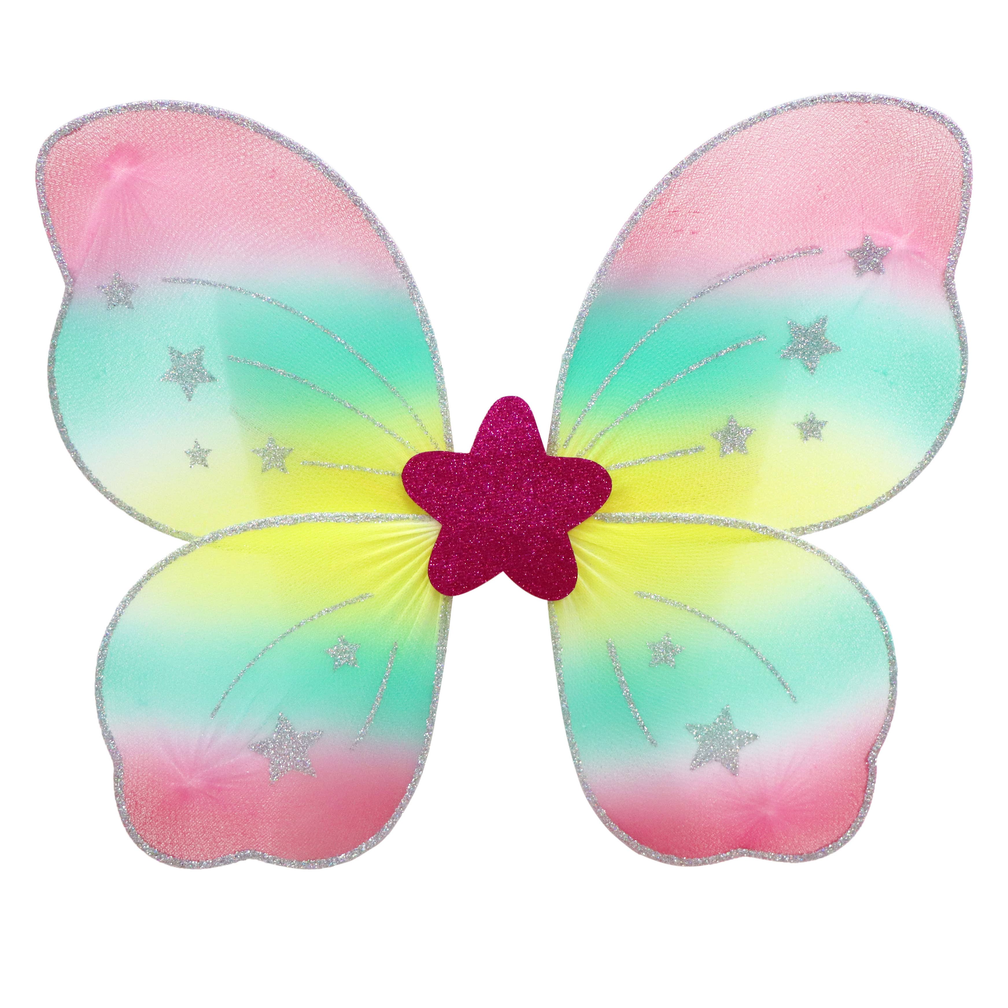 rainbow fairy wings