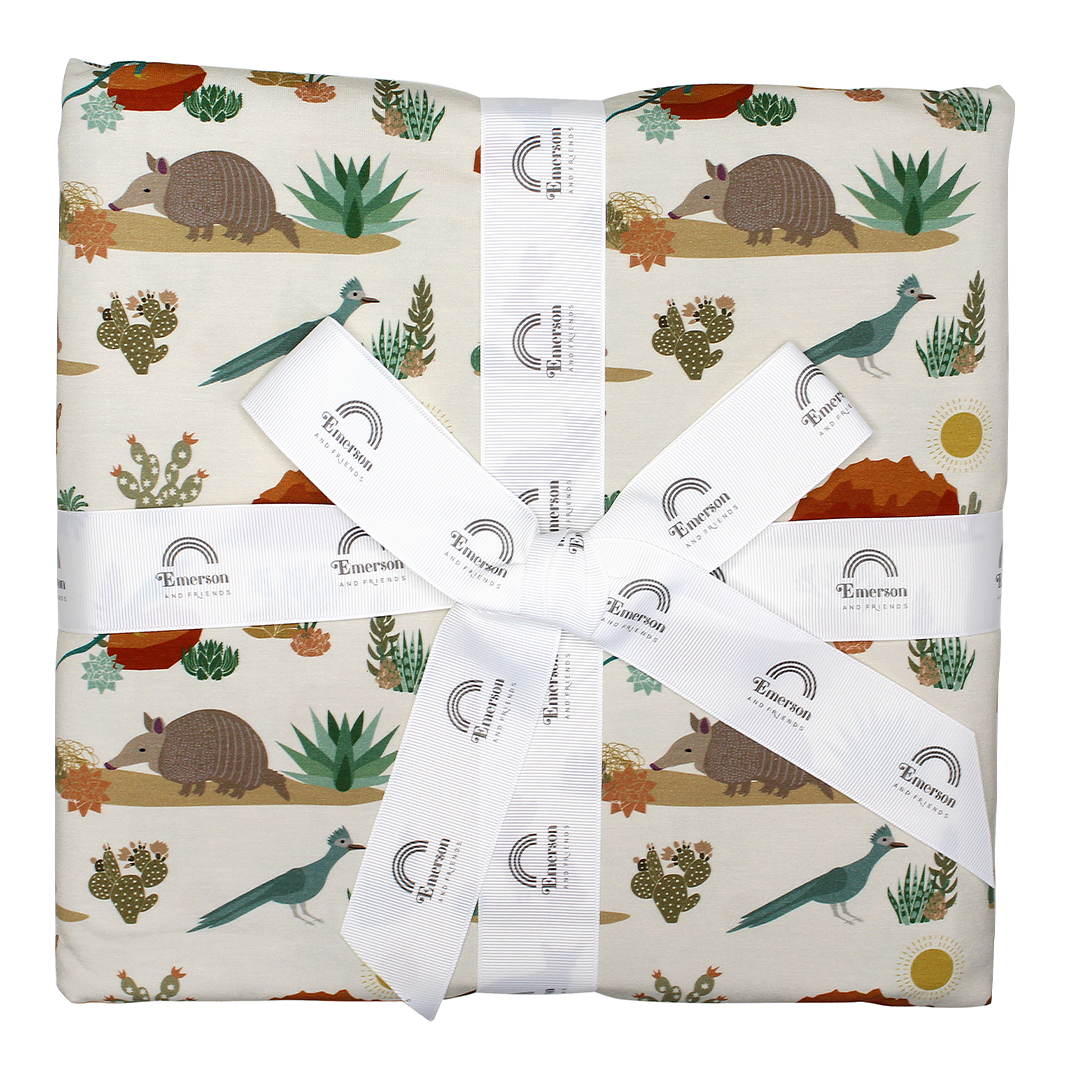 Desert Friends Twin Size Bamboo Blanket