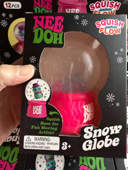 Summit Shope - Christmas Light up Snow globe Squishy.  Retail Best Seller