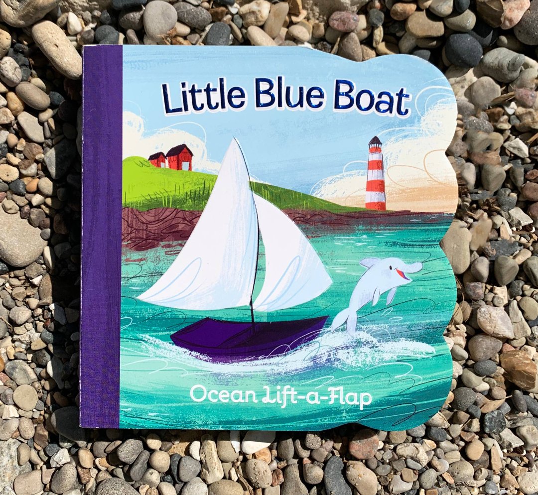 Cottage Door Press - Little Blue Boat Lift-a-Flap Board Book