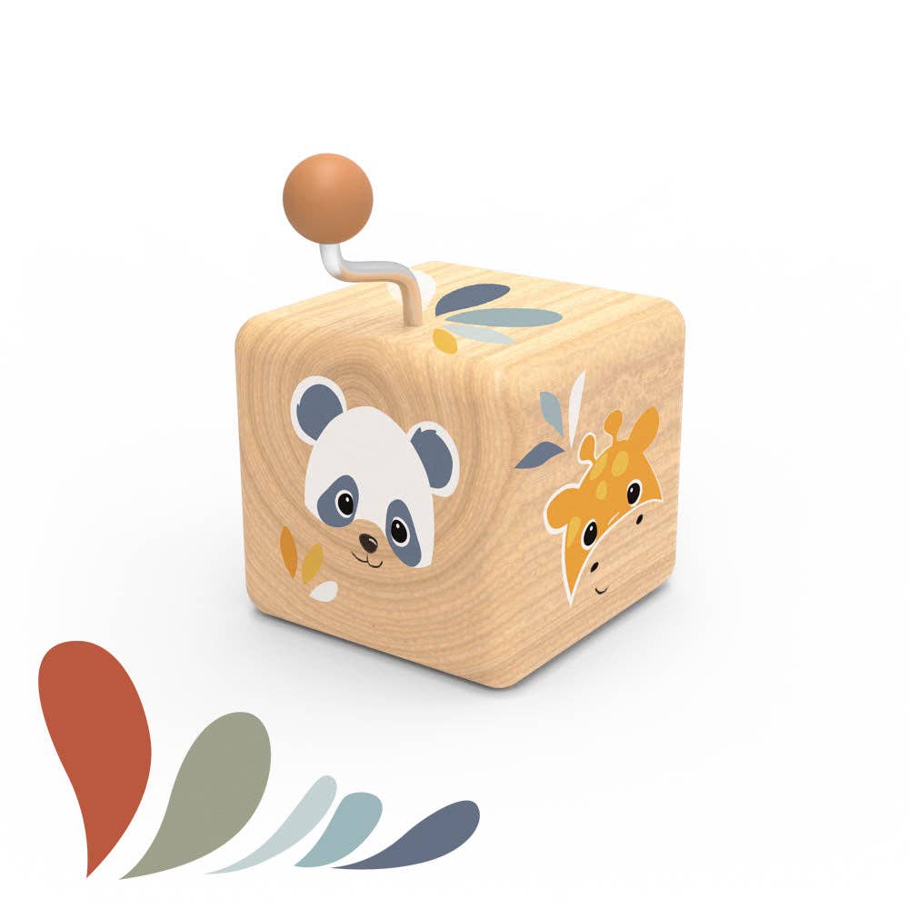Speedy Monkey - Wooden Music Box