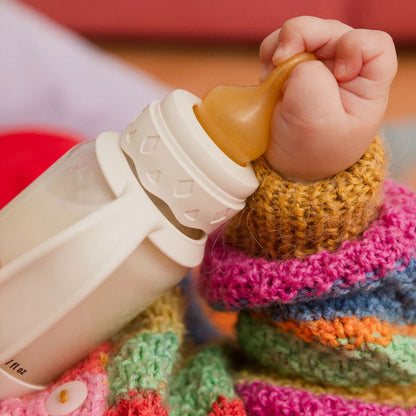 BIBS - Baby Glass Bottle Boheme Set 4oz Latex - Blush